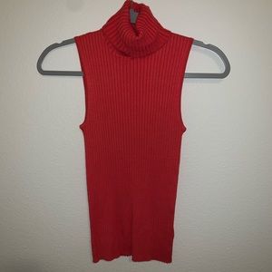 Express Sleeveless Turtleneck